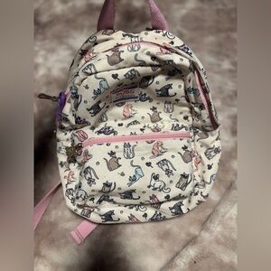 BOBS for Skechers Cat Print Mini Backpack Cream Pink Small Bag Cute Cats
(61)